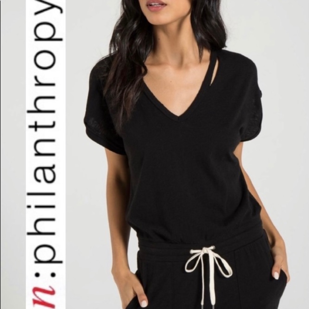 n:Philanthropy Black Cat Jumpsuit USA Made 🇺🇸 Small